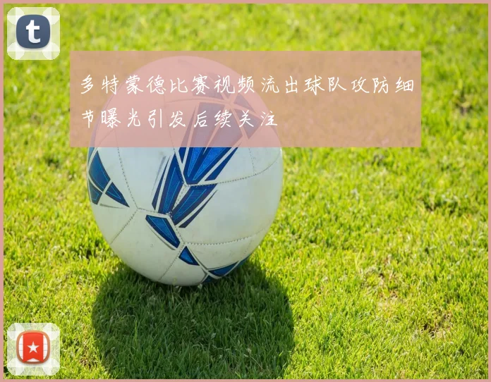 多特蒙德比赛视频流出球队攻防细节曝光引发后续关注
